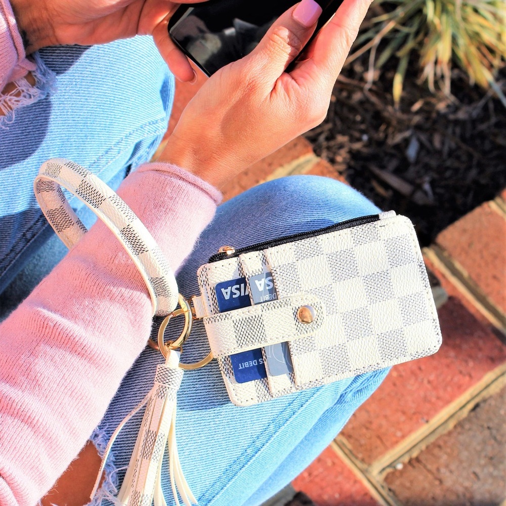 Wristlet, Keychain Wallet, Bangle, Key Chain